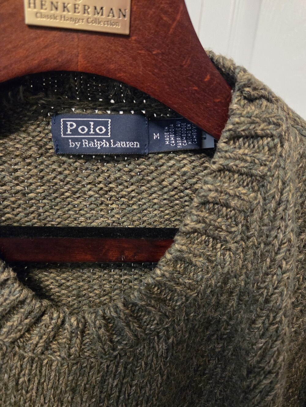 Ralph Lauren Logo Cotton Crewneck Sweater - M - Picture 7 of 9